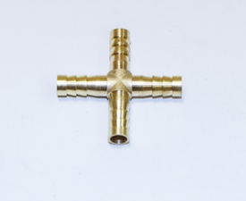 Крест под шланг 6мм Е102-7/1 PEGAS латунь
