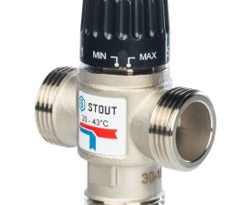 Термостатический смесительный клапан для сиcтем отопления и ГВС 1